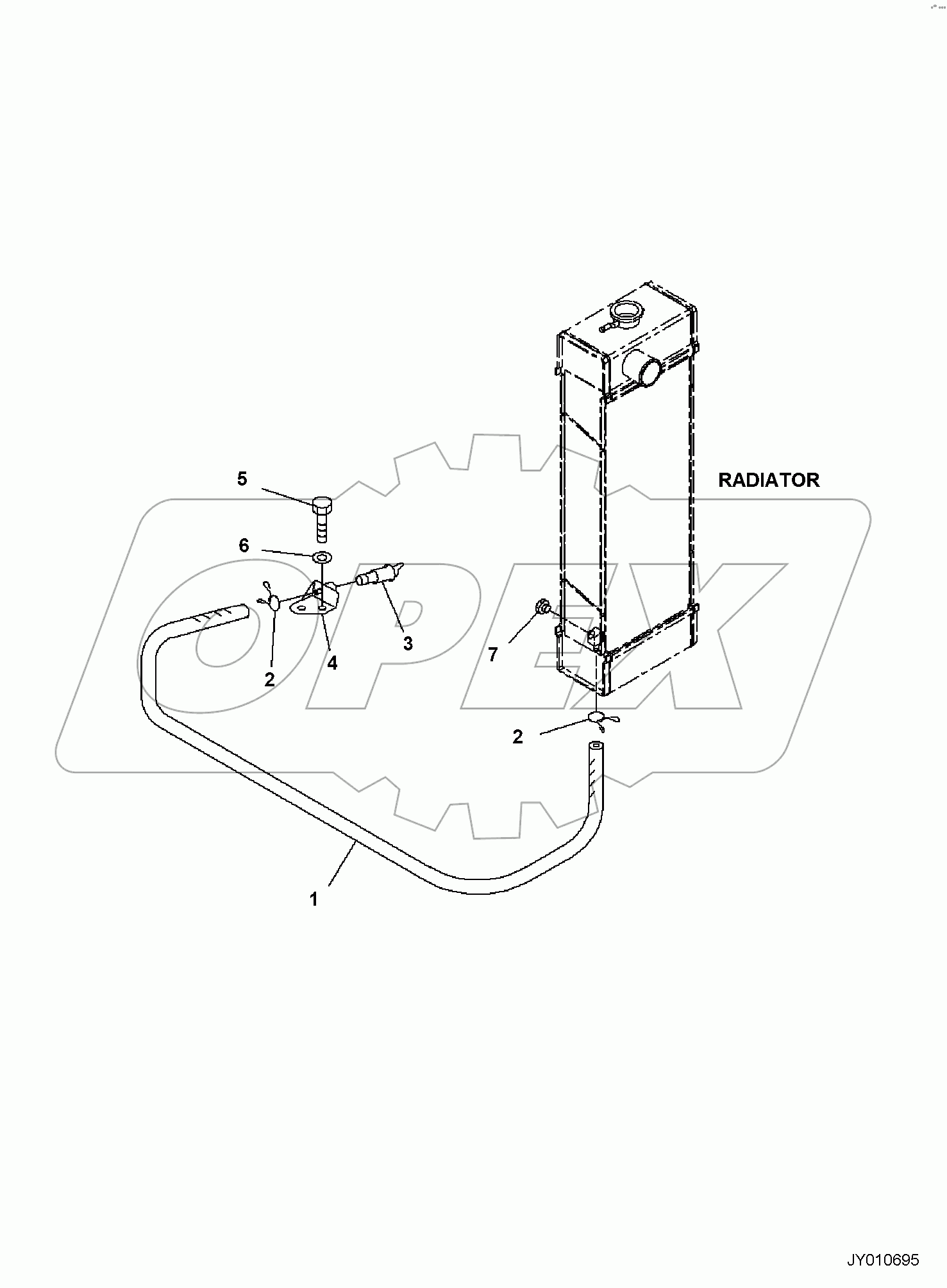  COOLING SYSTEM, DRAIN LINE