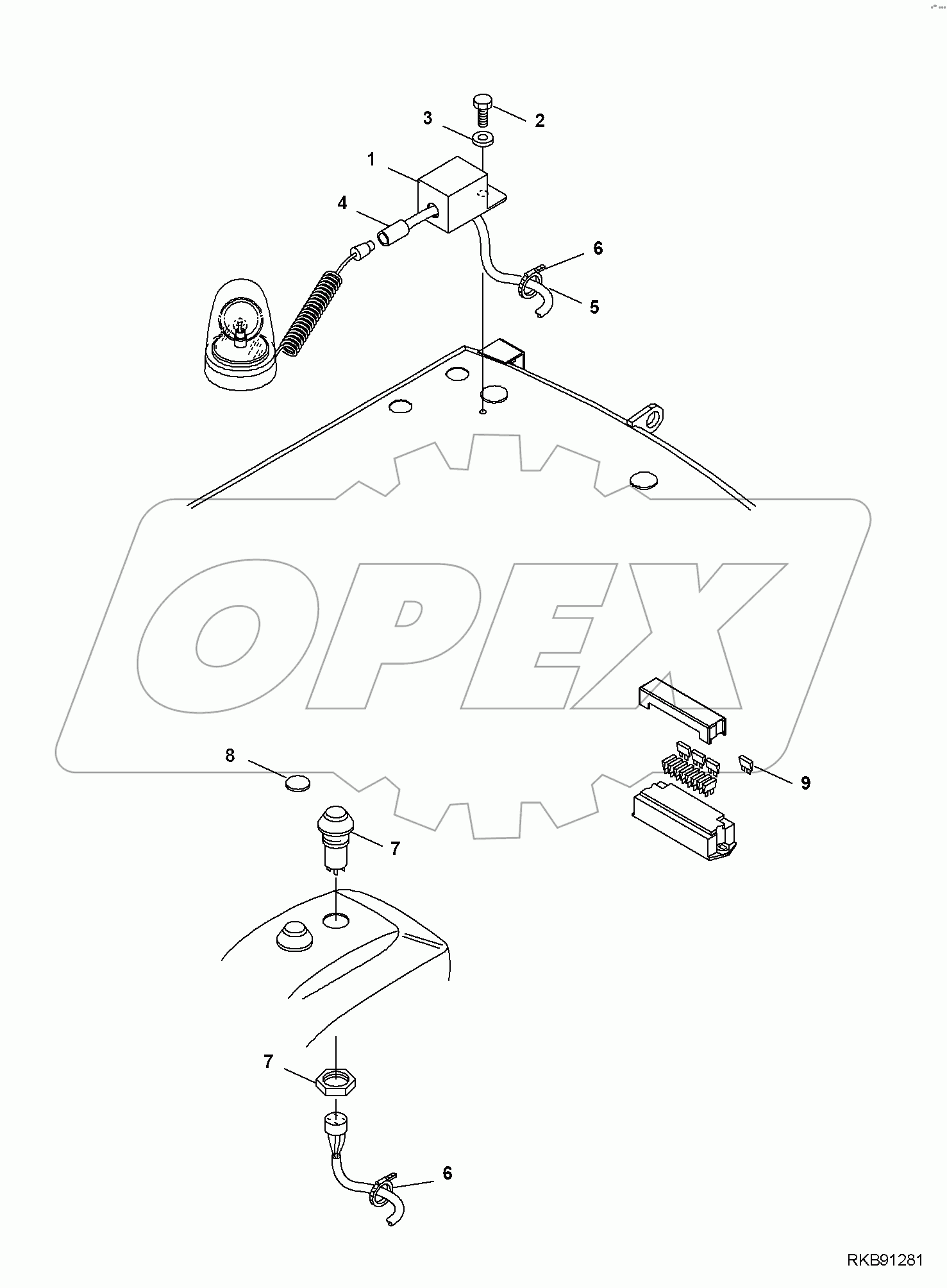  PRESETTING XENON ROTARY BEAM, FOR CAB