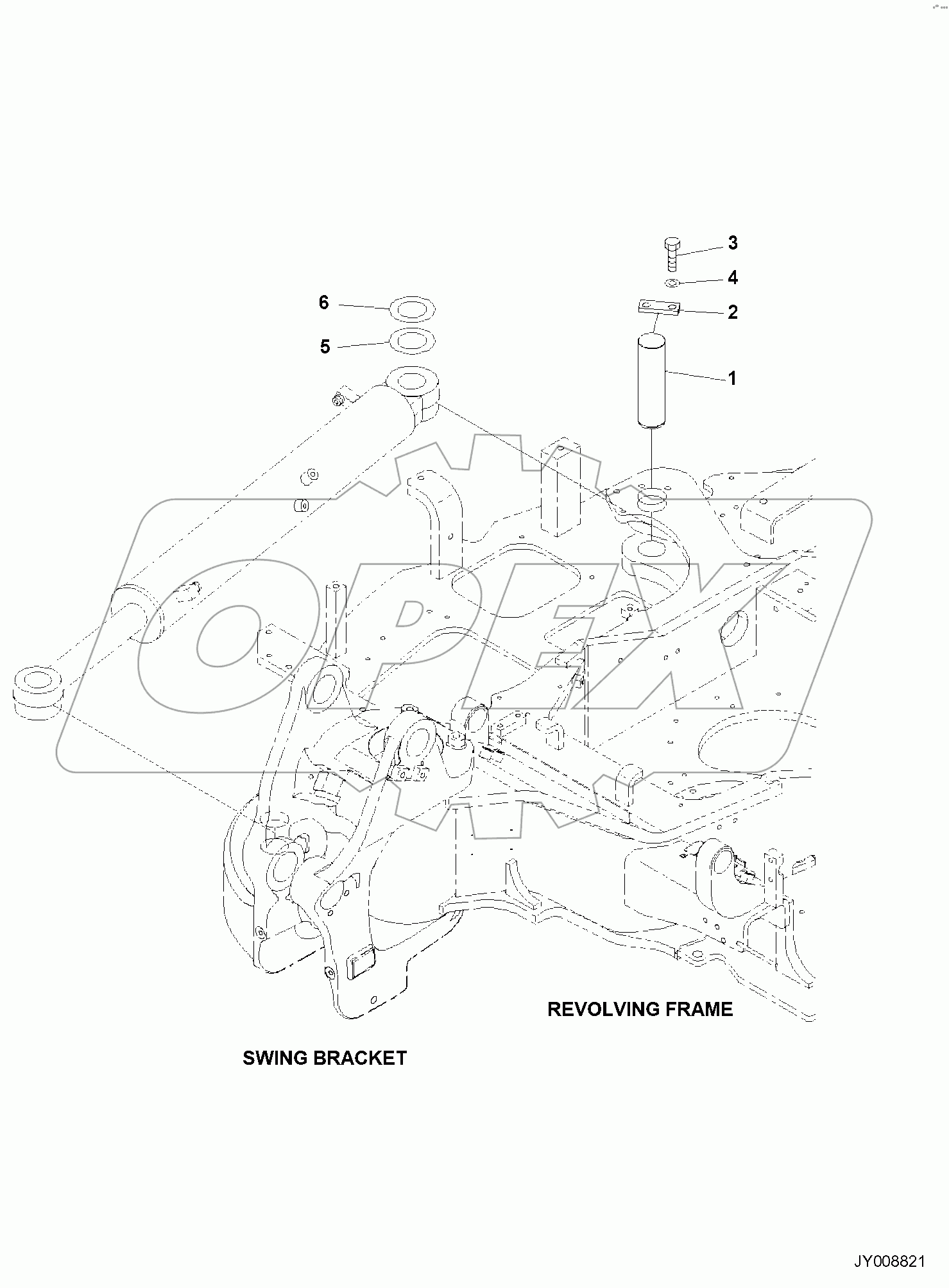  BOOM SWING CYLINDER, PIN
