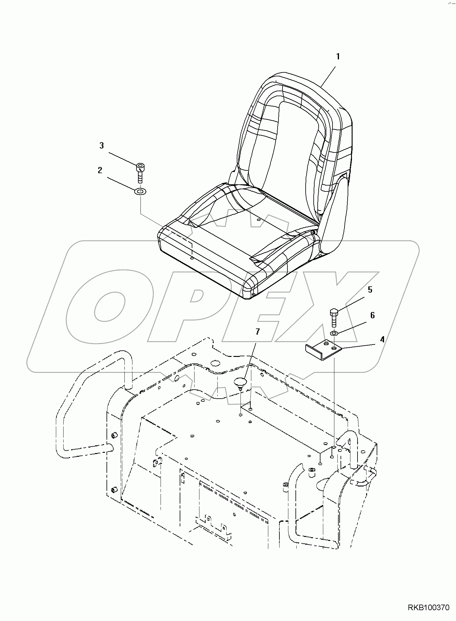  OPERATOR'S SEAT (GRAMMER)