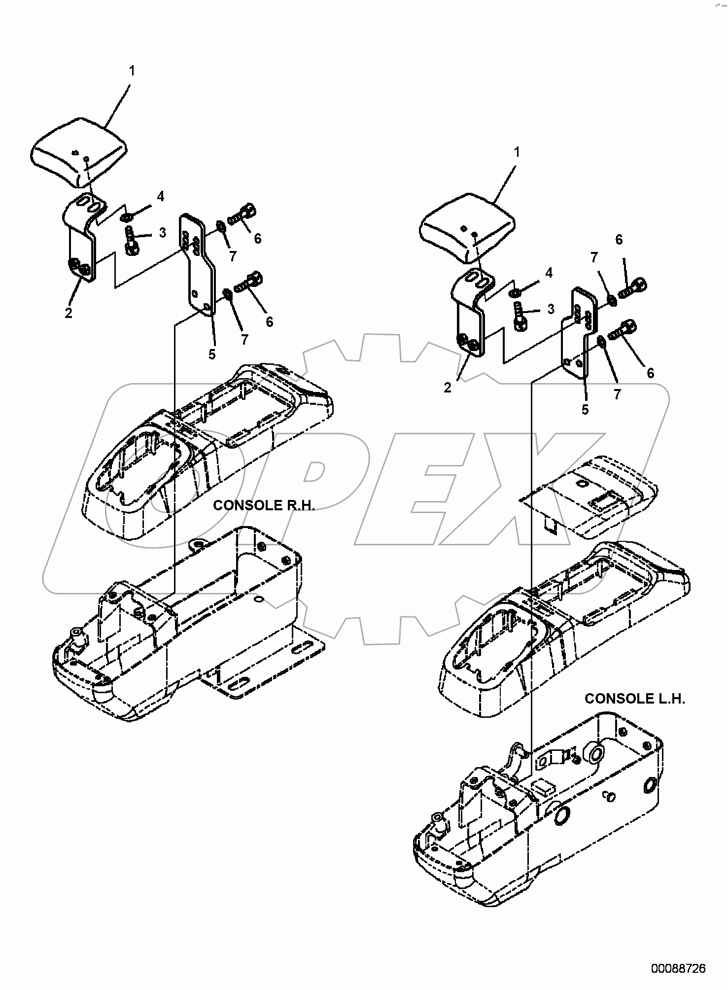  CAB, 1-ATTACHMENT, WRIST REST