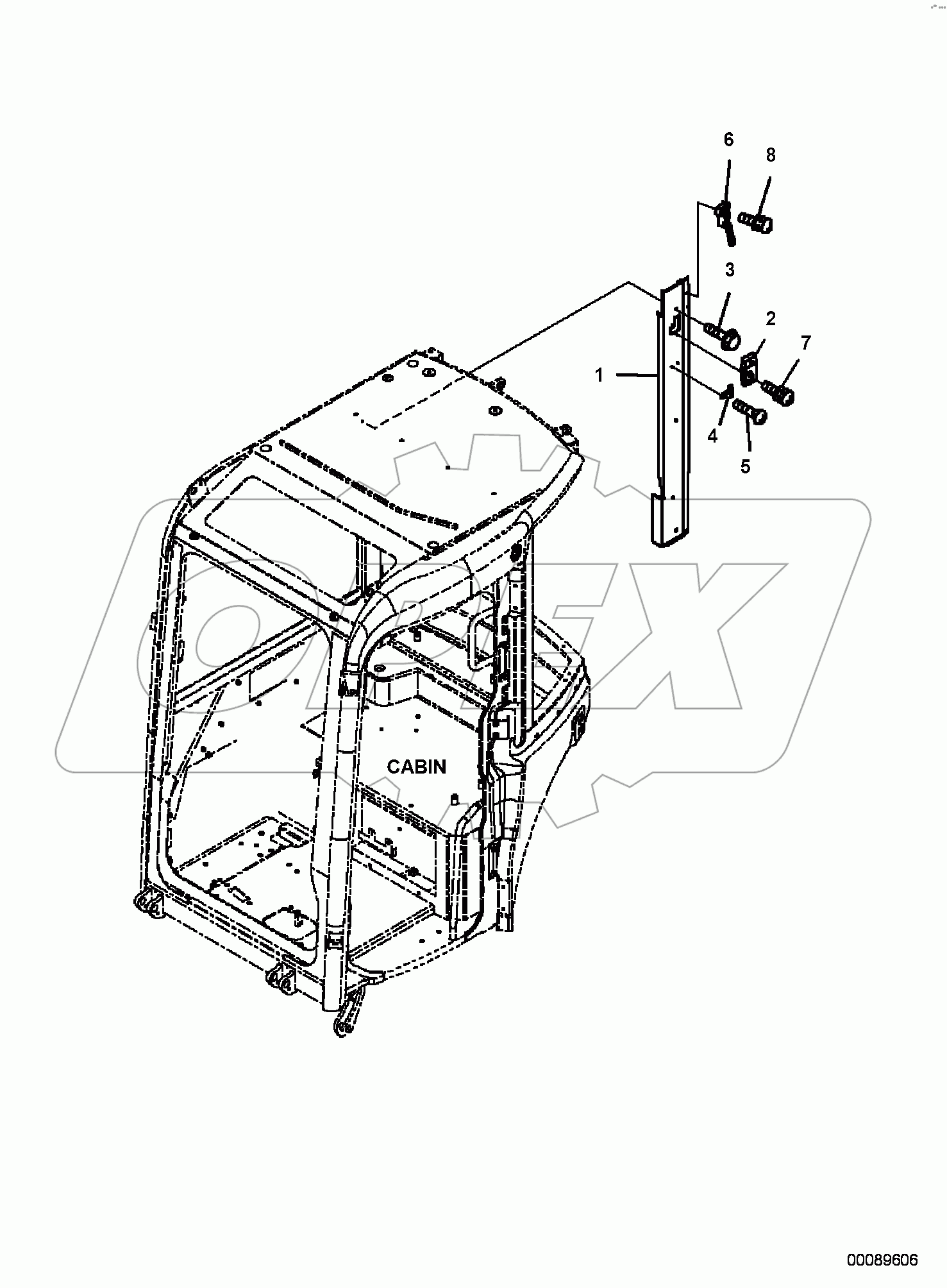  CAB, 1-ATTACHMENT, ROOM LAMP