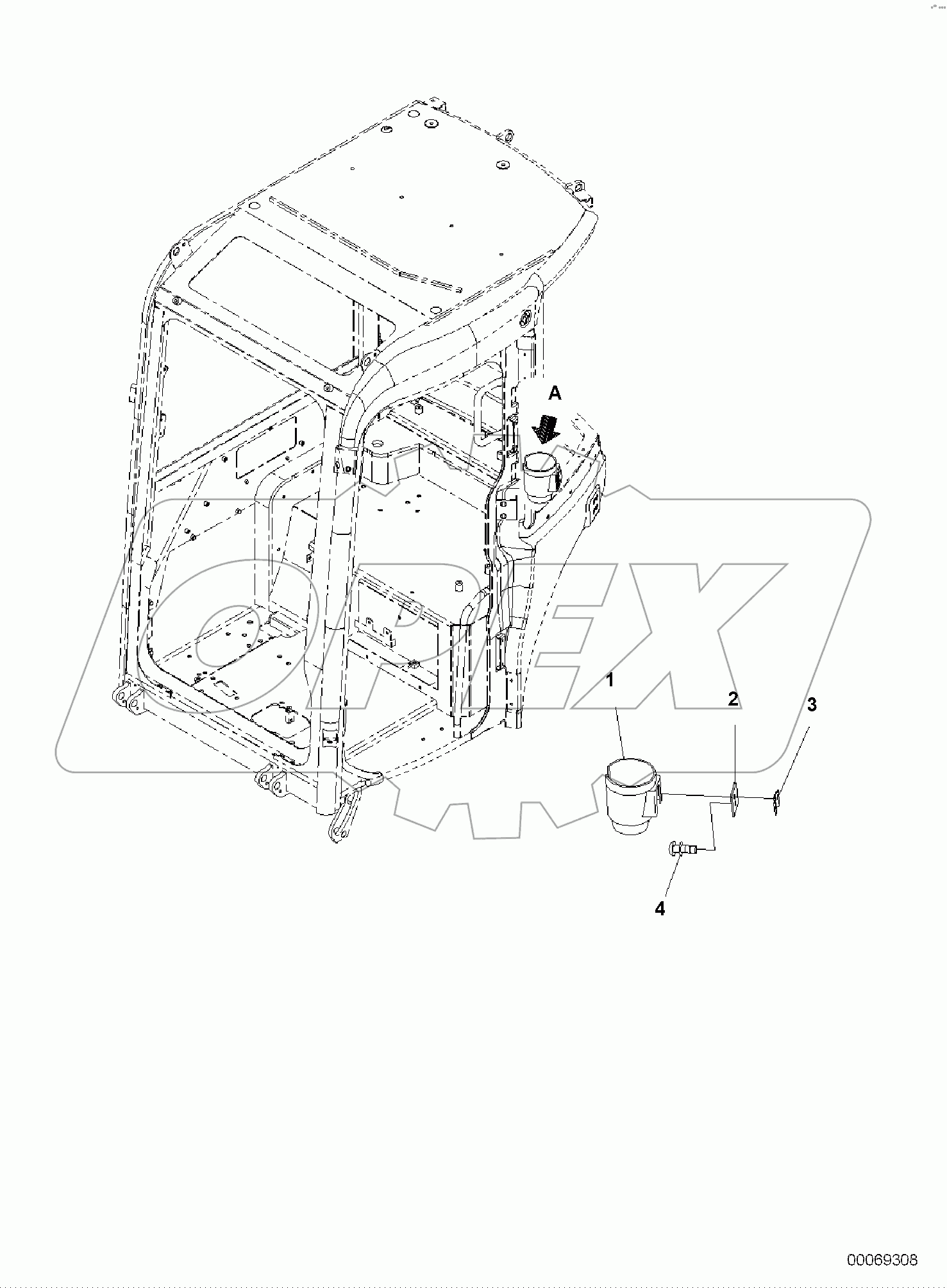  CAB, 1-ATTACHMENT, CUP HOLDER