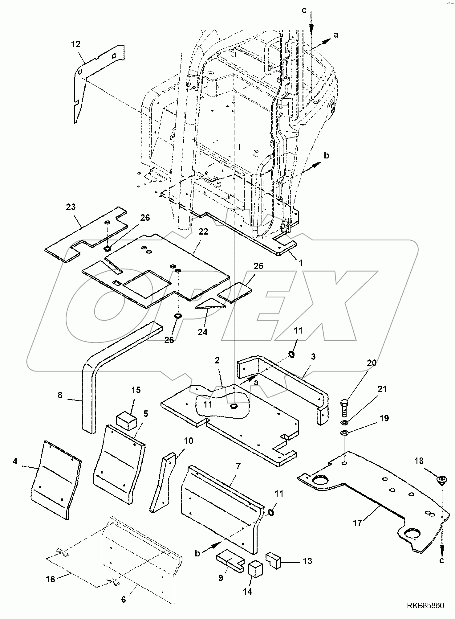 CAB, WITH AIR CONDITIONER, 1-ATTACHMENT, SHEET