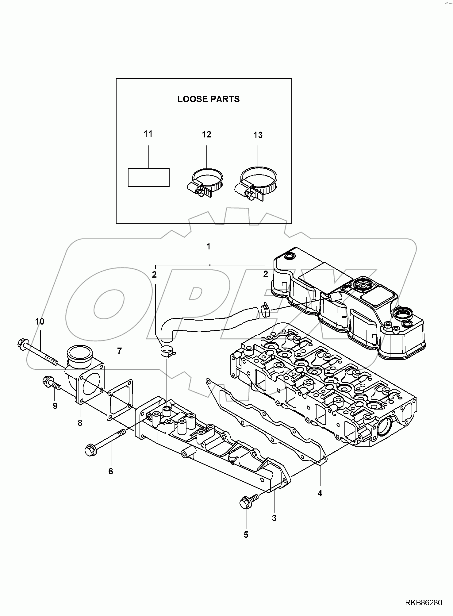  ENGINE, AIR INTAKE MANIFOLD AND AIR CLEANER