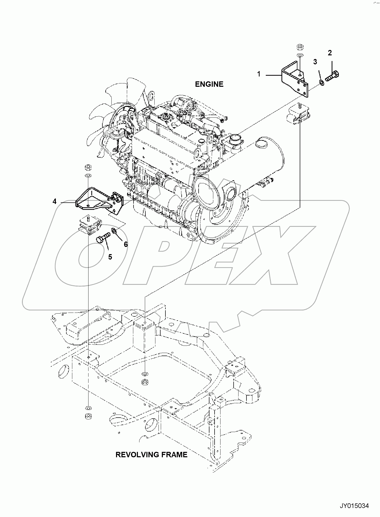  ENGINE UNIT, MOUNTING