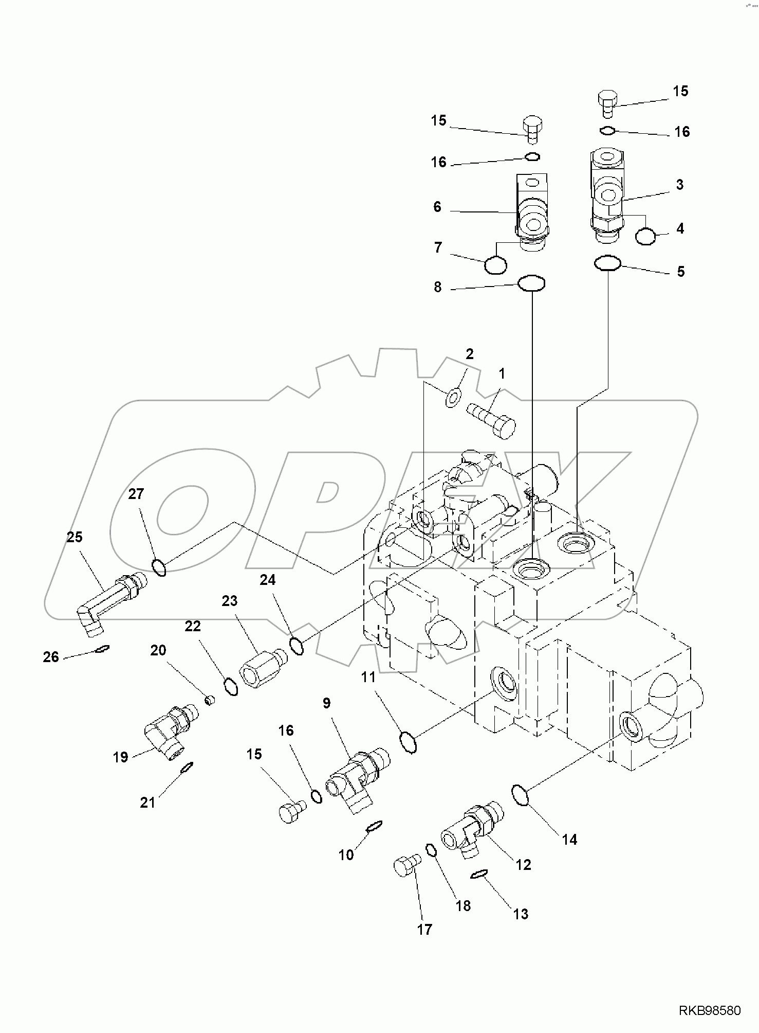  ENGINE UNIT, PISTON PUMP RELATED PARTS