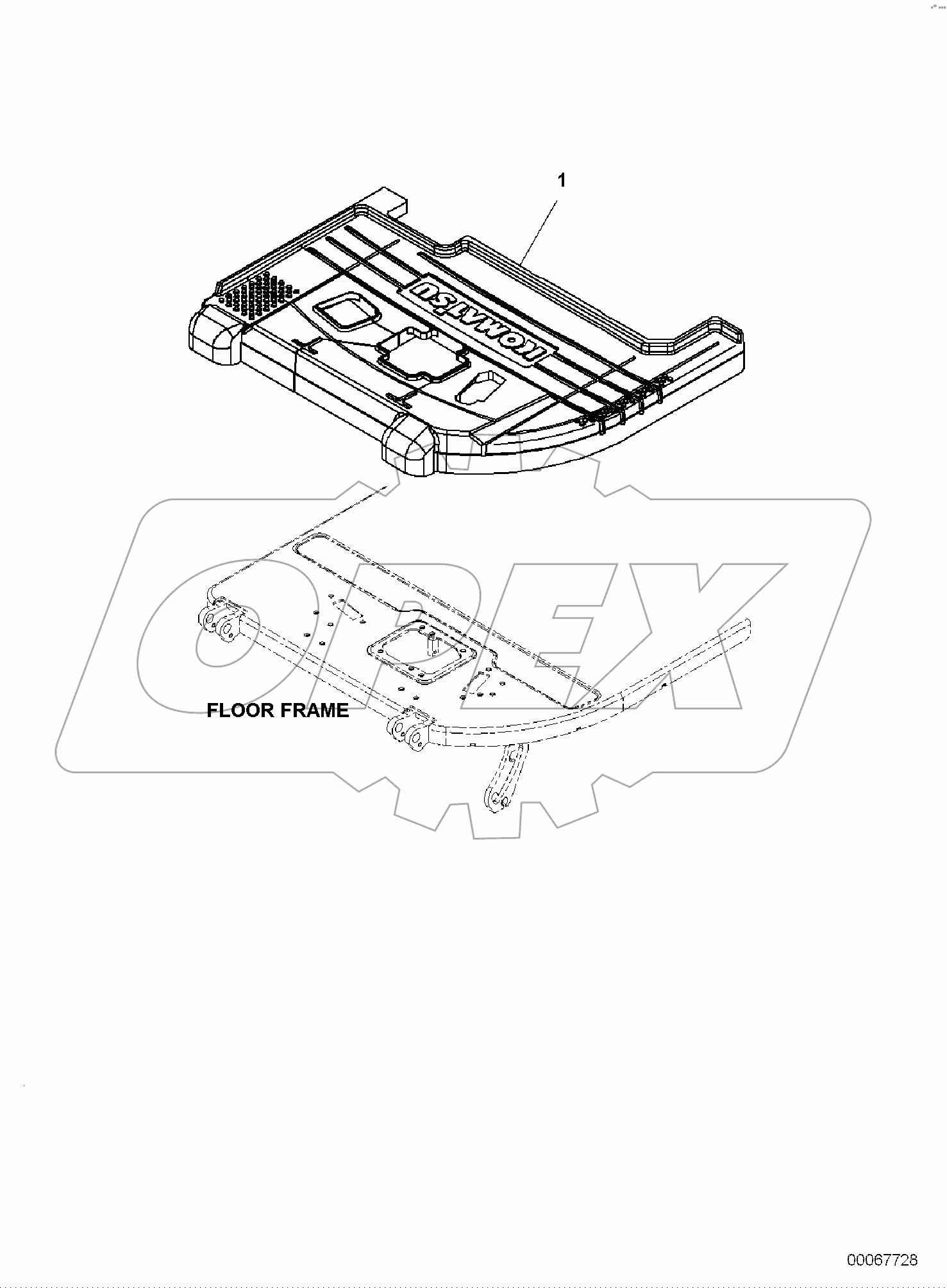  FLOOR MAT, FOR CANOPY