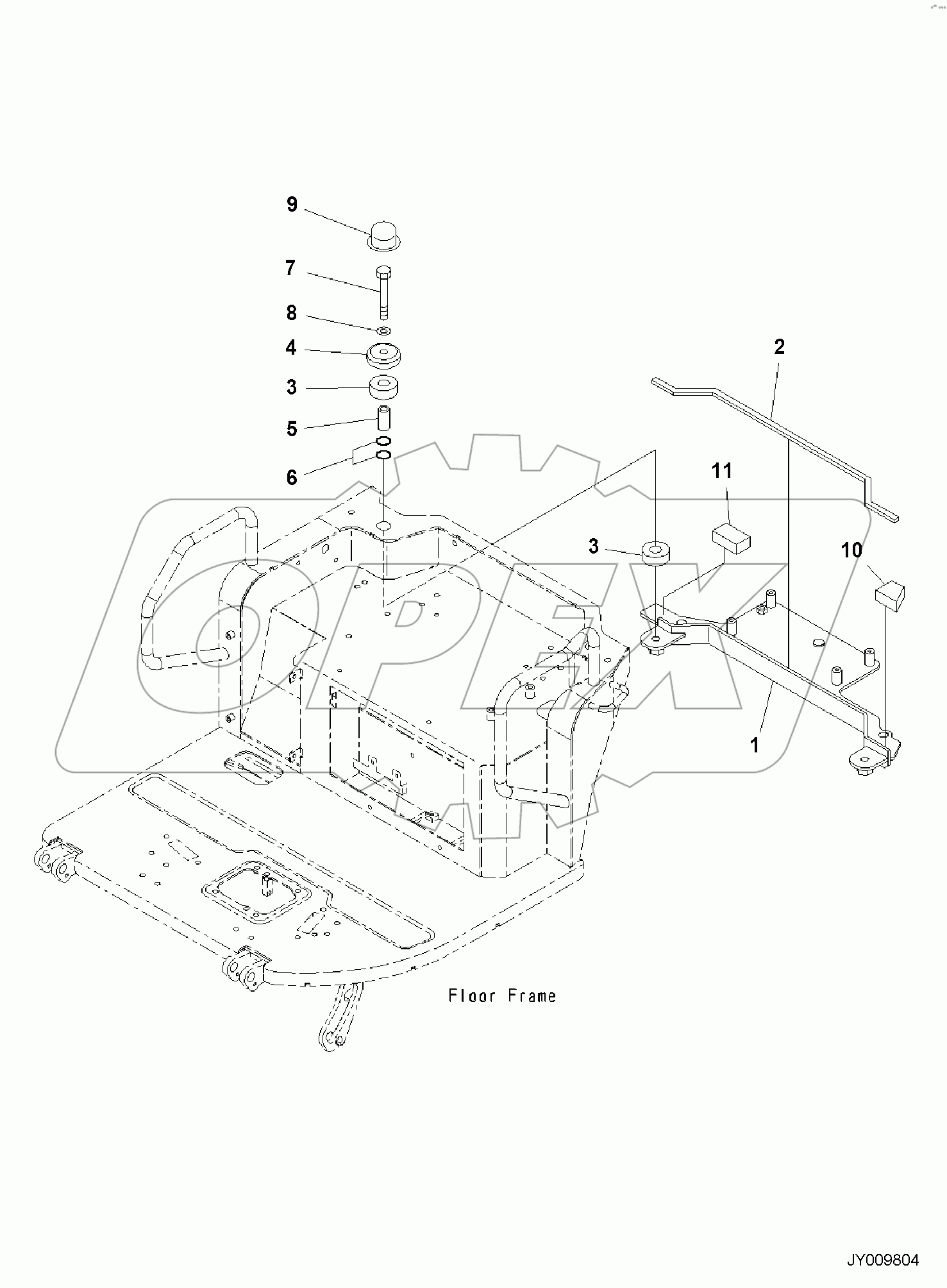  FLOOR FRAME MOUNTING (2/2)