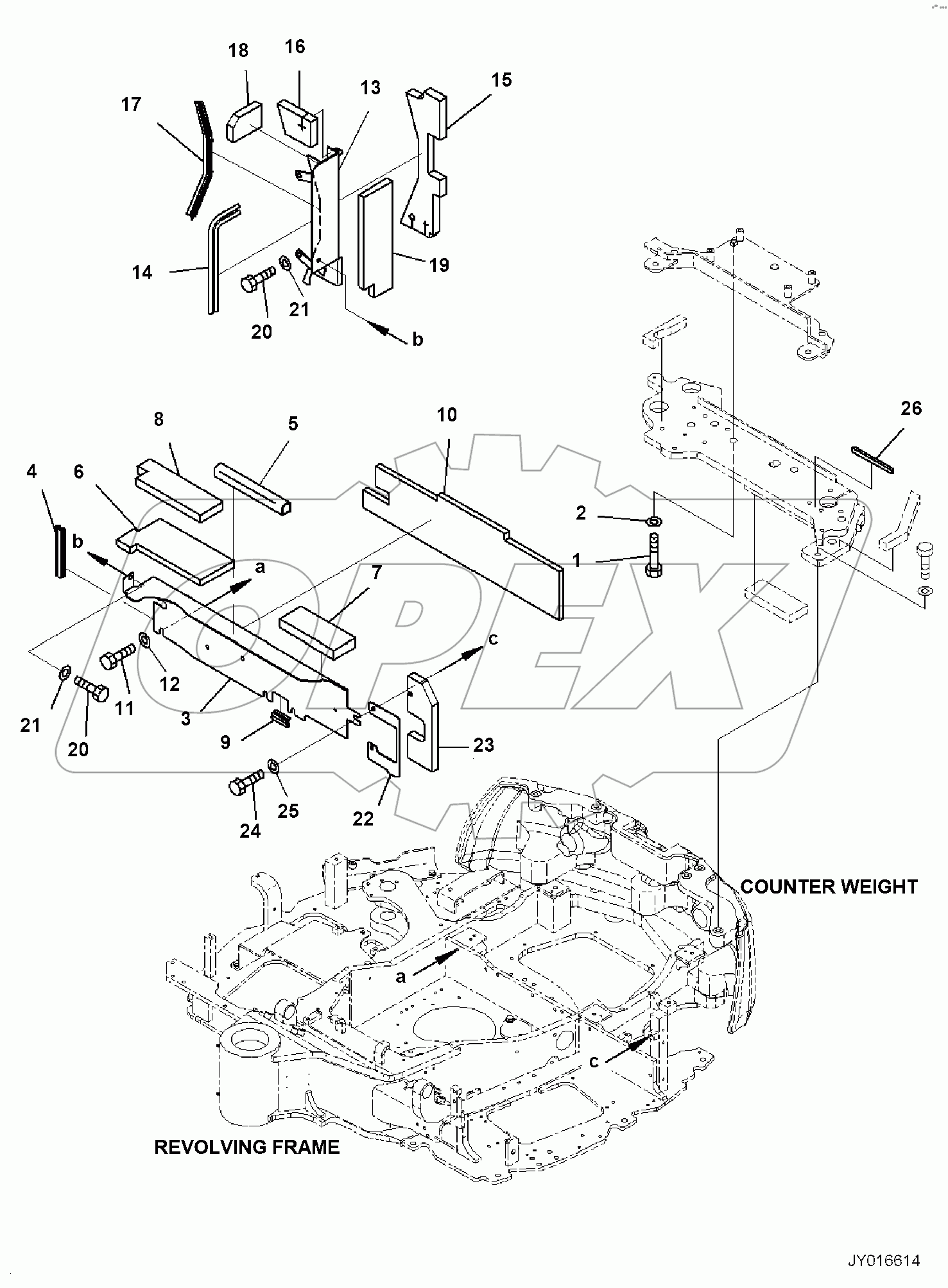 HOOD, FOR CAB, BRACKET, PHOCOMEX