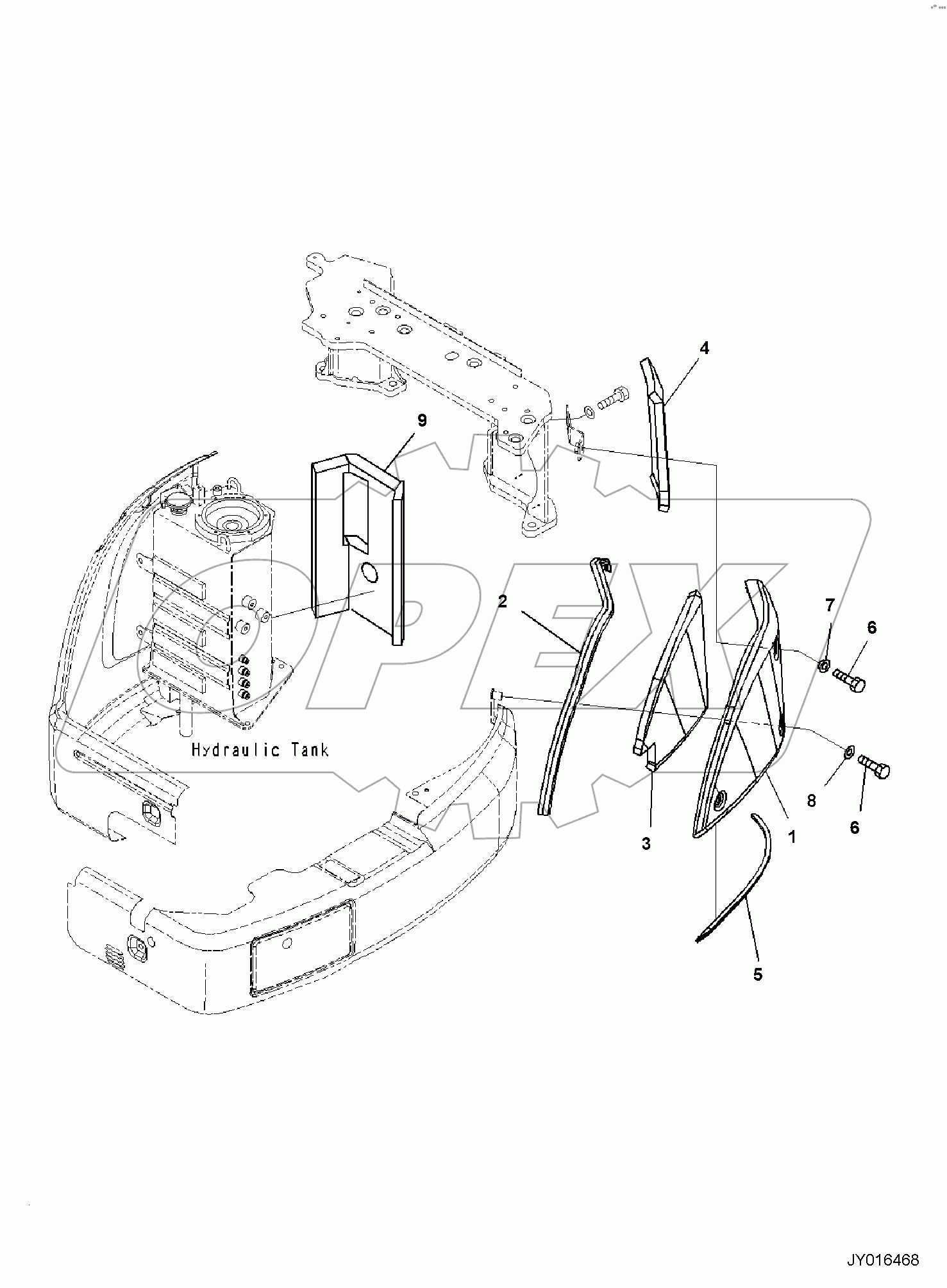  HOOD, FOR ROPS CANOPY, COVER