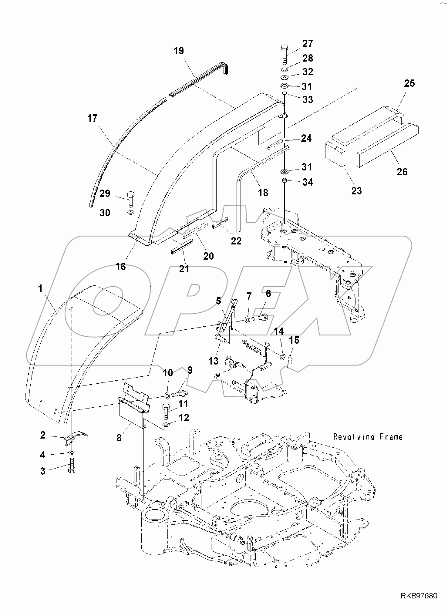  FRONT COVER, FOR CANOPY