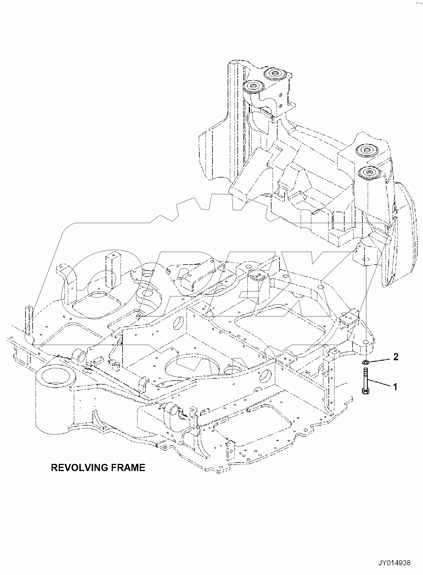  COUNTERWEIGHT, MOUNTING BOLT
