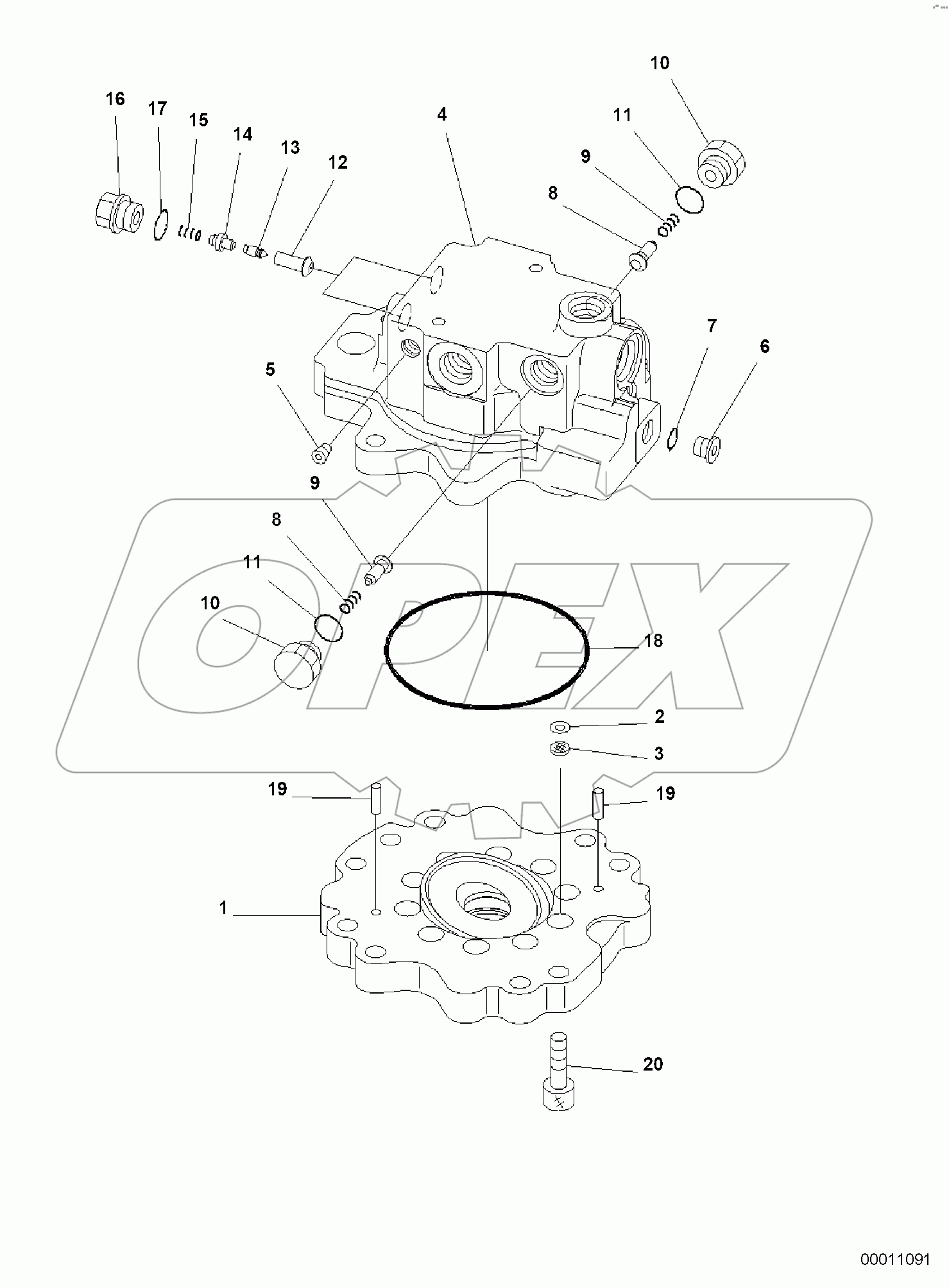  SWING MACHINERY, INNER PARTS (1/3)