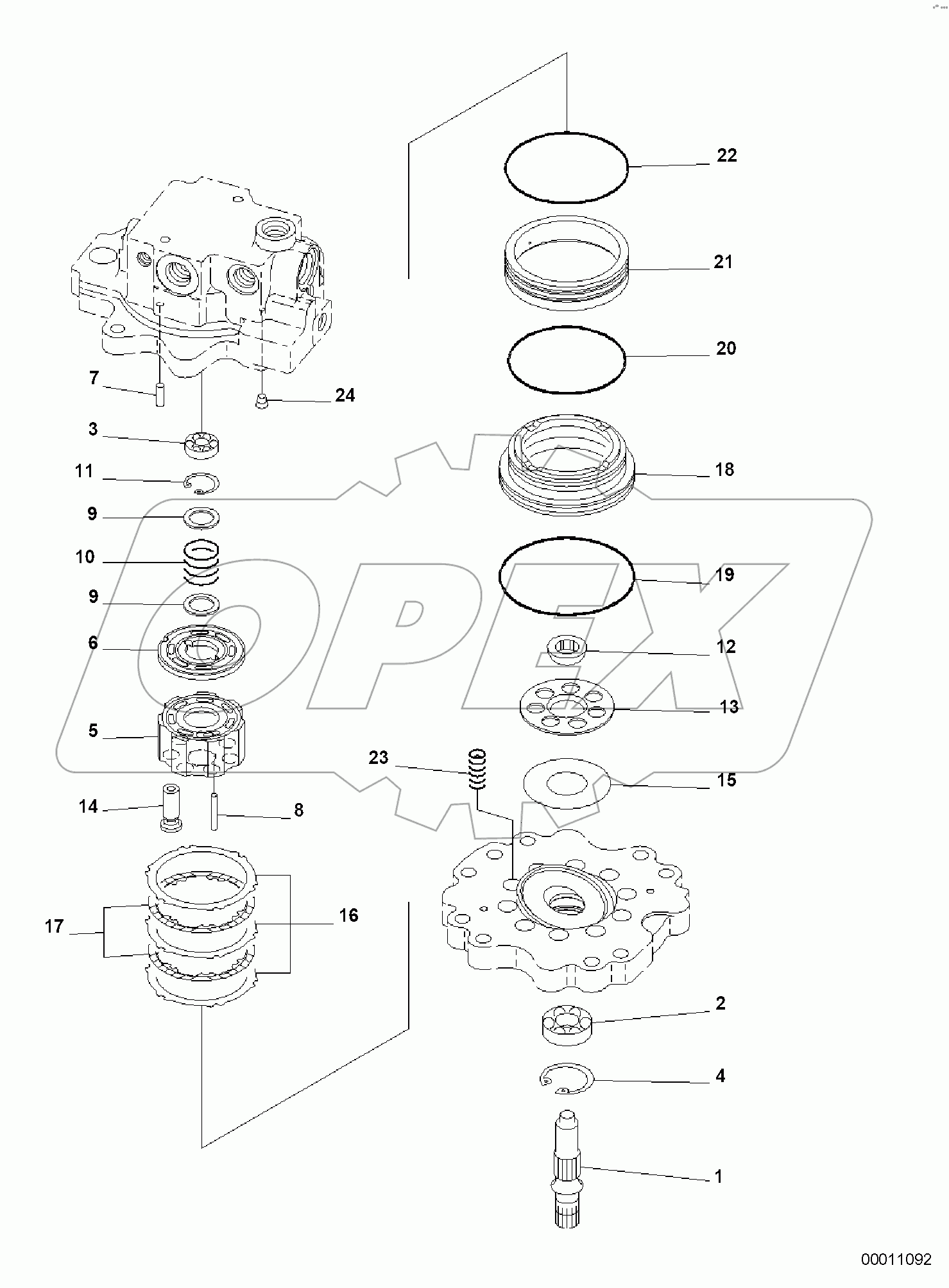  SWING MACHINERY, INNER PARTS (2/3)