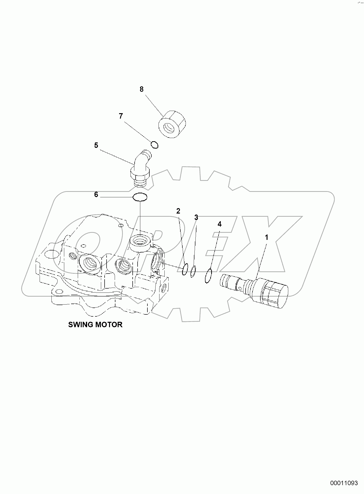  SWING MACHINERY, INNER PARTS (3/3)