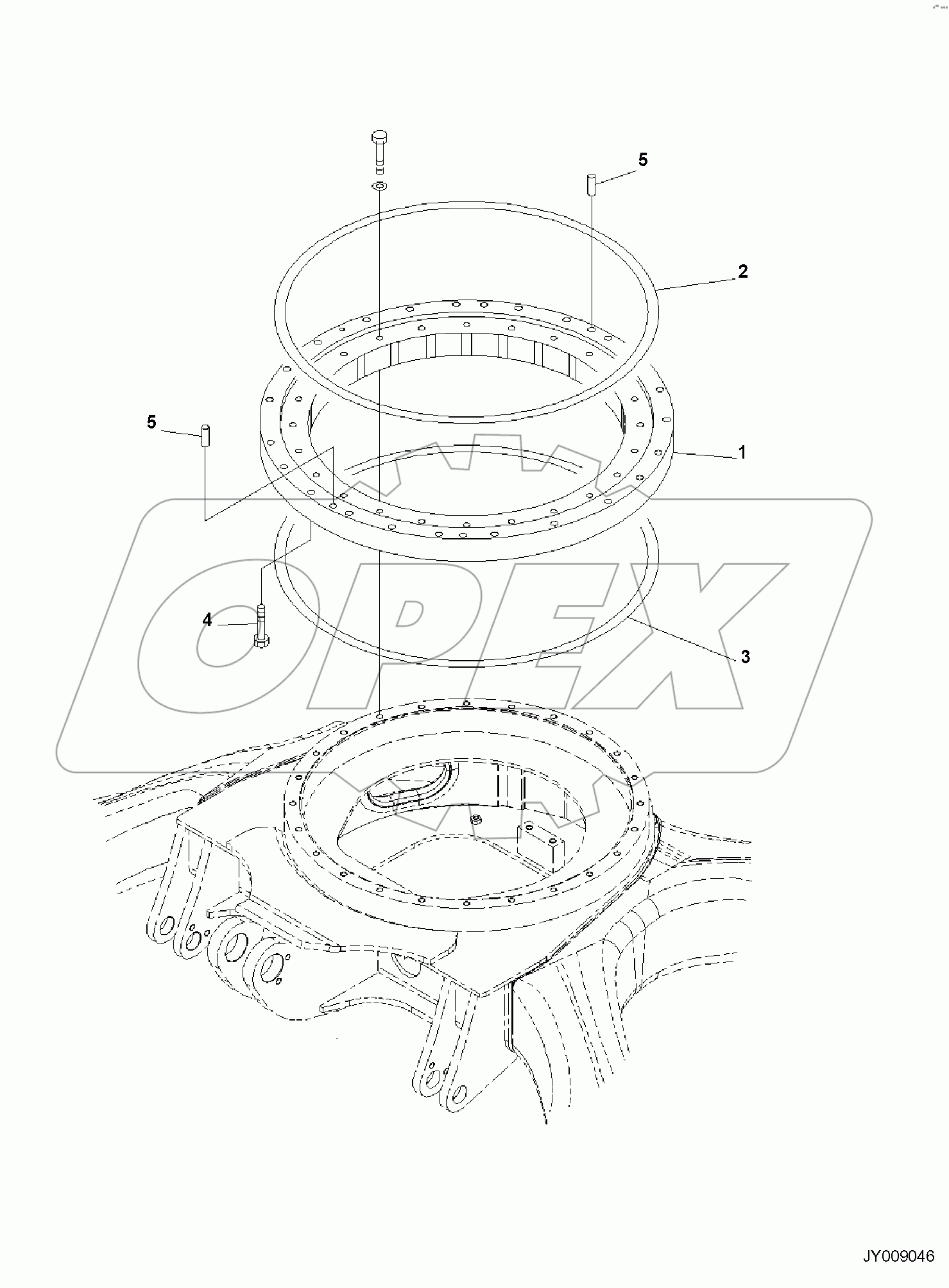  TRACK FRAME, SWING CIRCLE