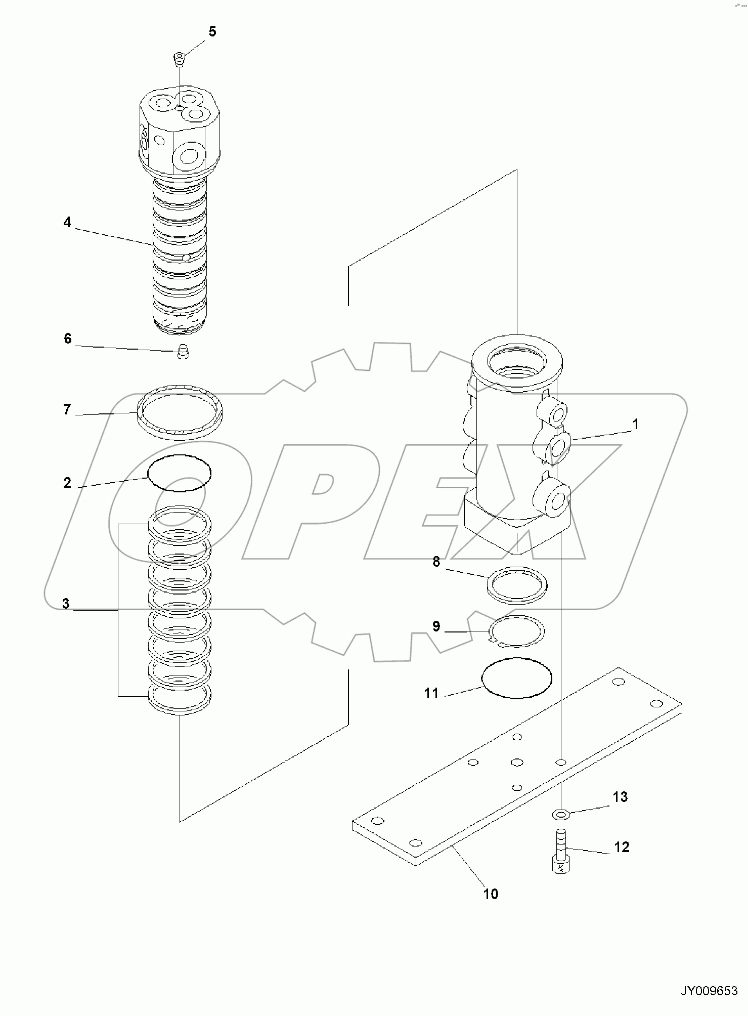  TRACK FRAME, SWIVEL JOINT
