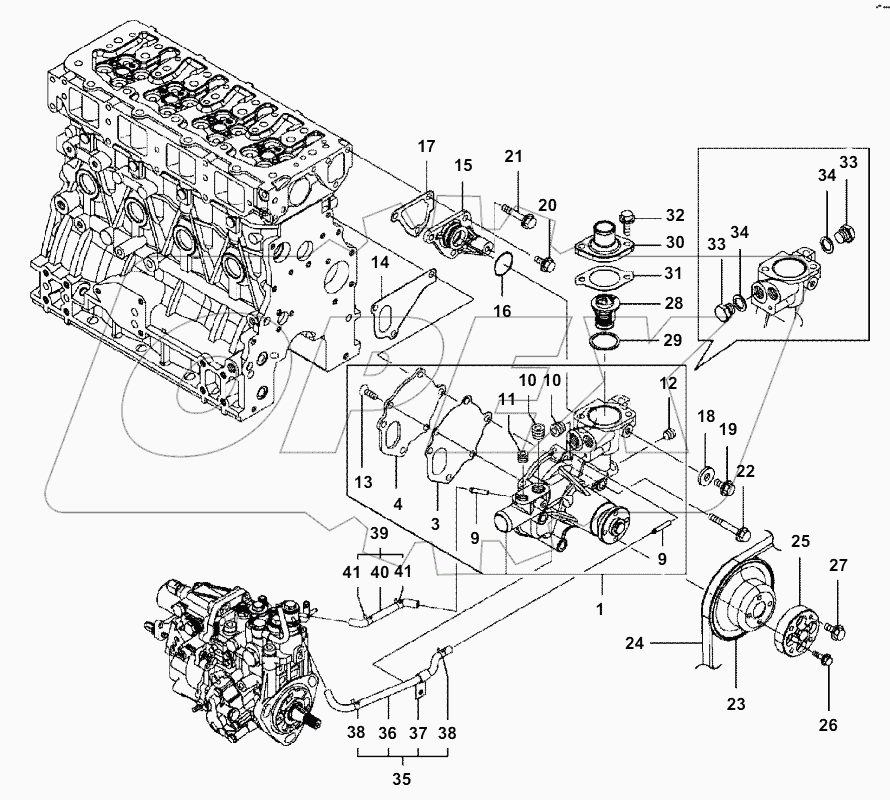  A0000-001012 COOLING WATER SYSTEM