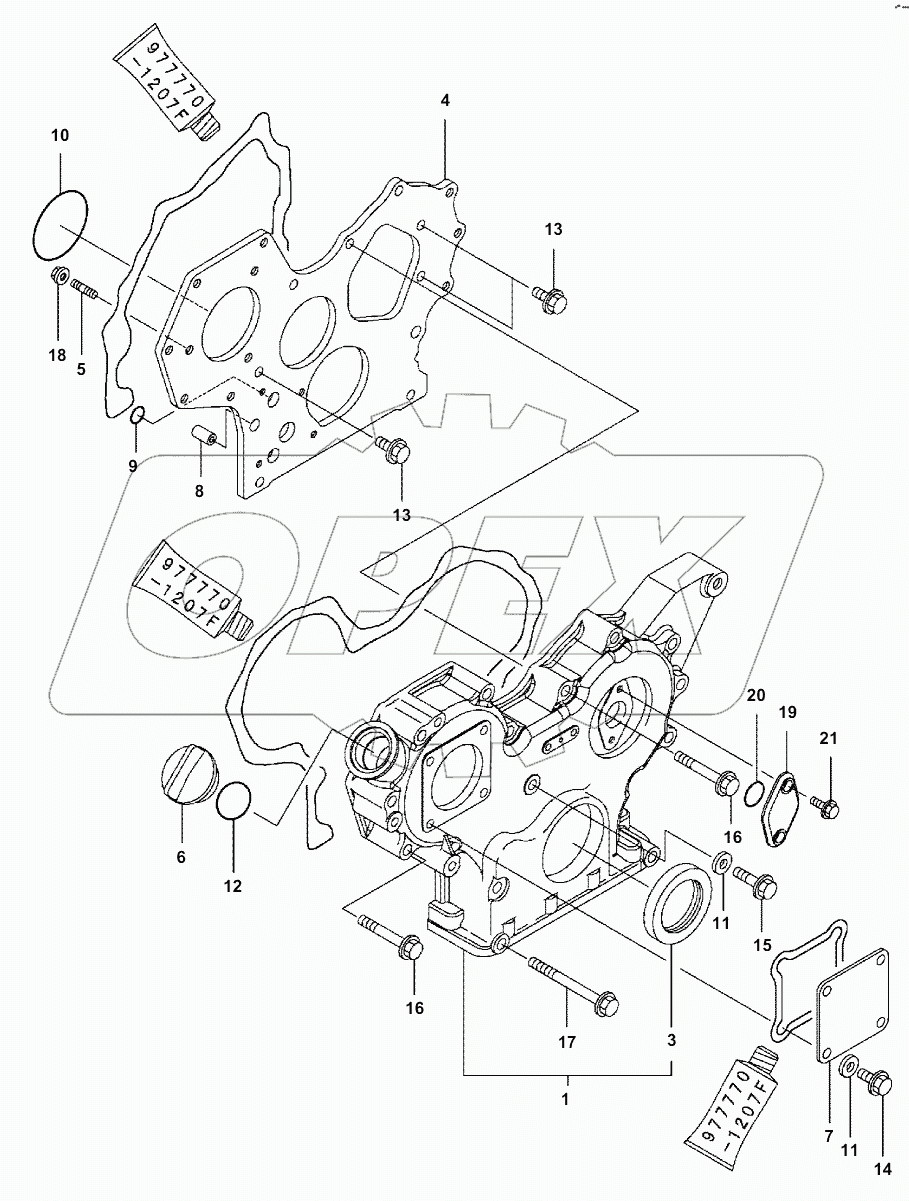  A0000-001002 GEAR HOUSING