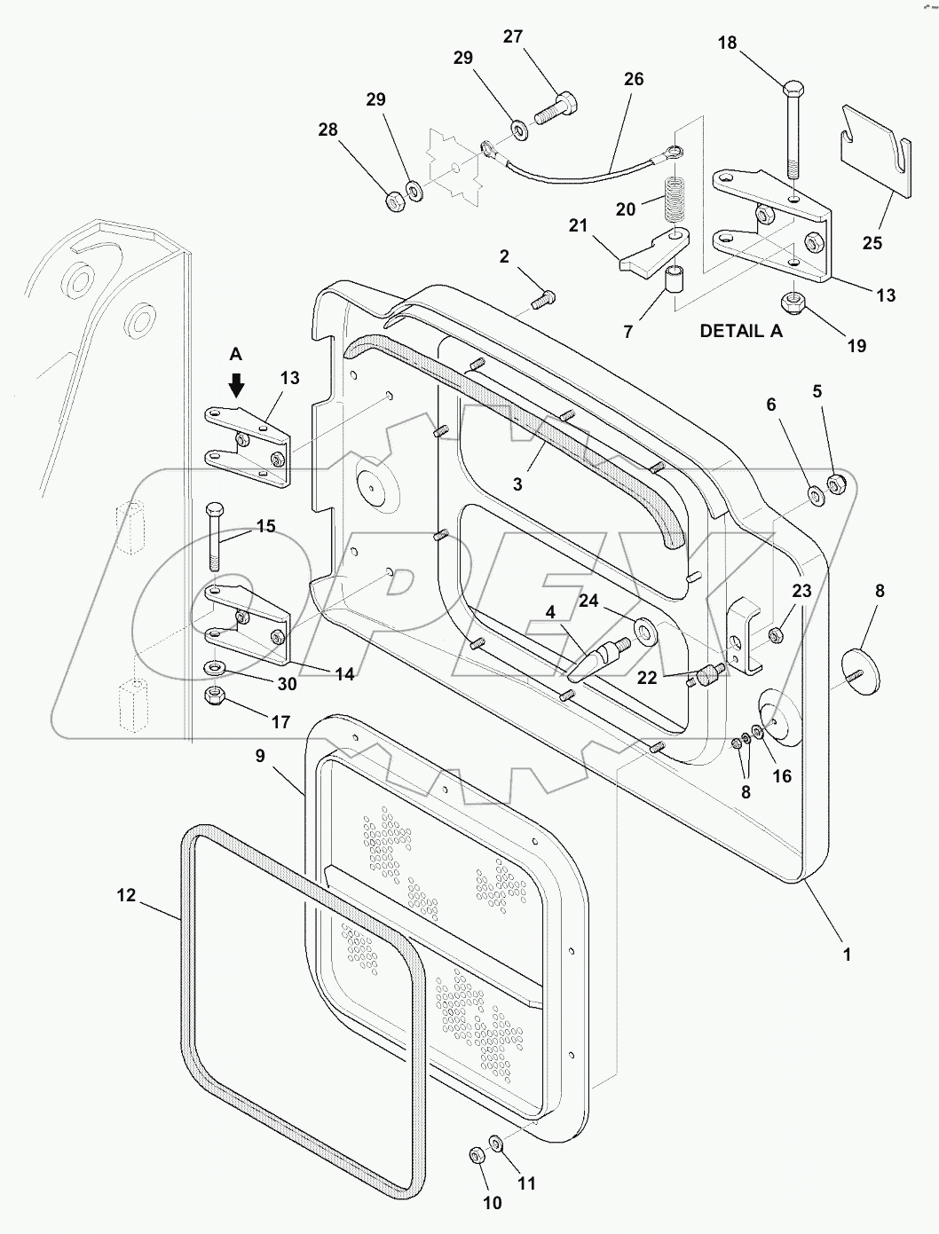  M1510-001001 REAR DOOR