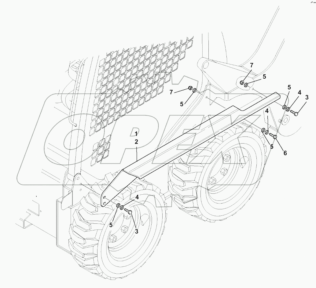  M4200-001001 MUDGUARD
