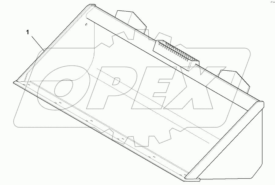  T4120-002001 BUCKET, L=1730 MM