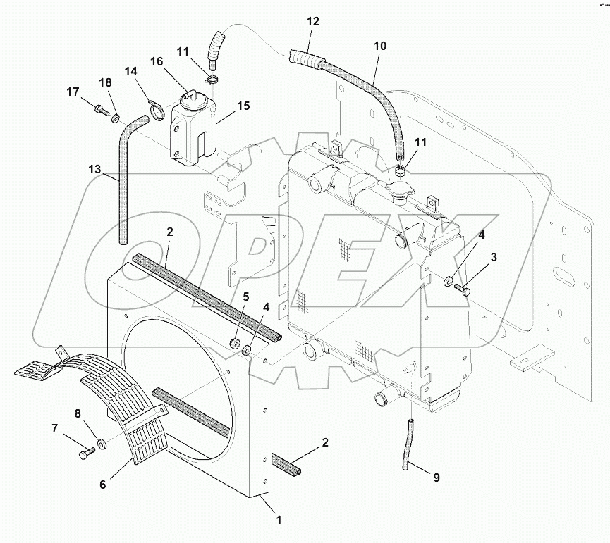  C0100-001002 COOLING SYSTEM, COVER