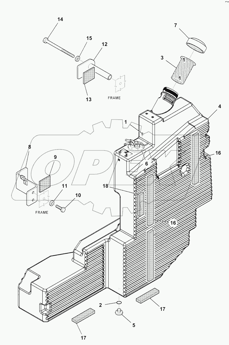  D0100-001001 FUEL TANK, TANK RELATED PART