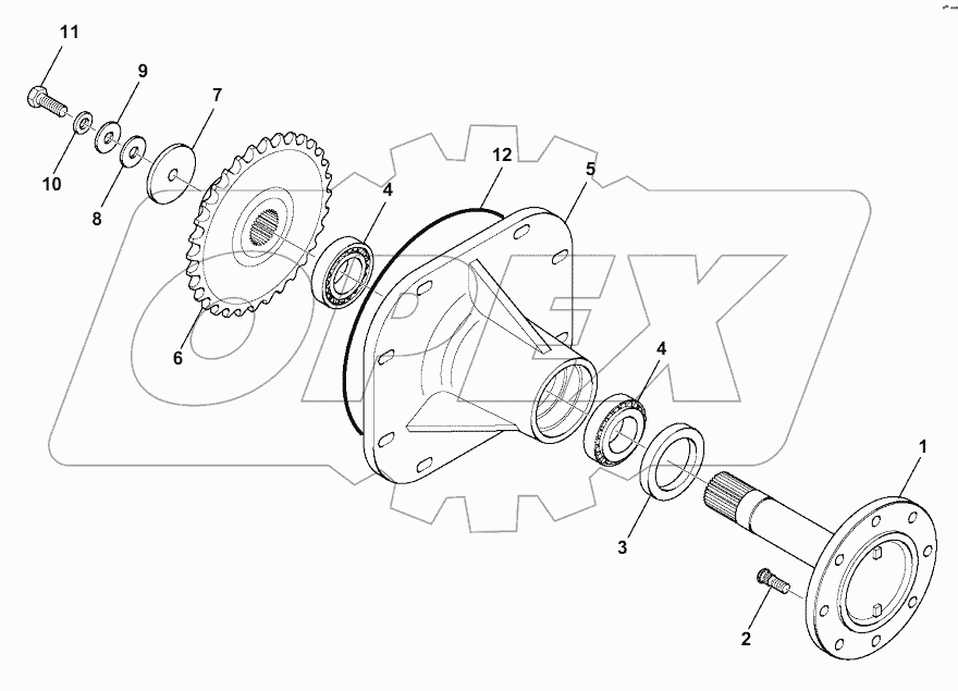  F4600-001002 FRONT DRIVE SHAFT