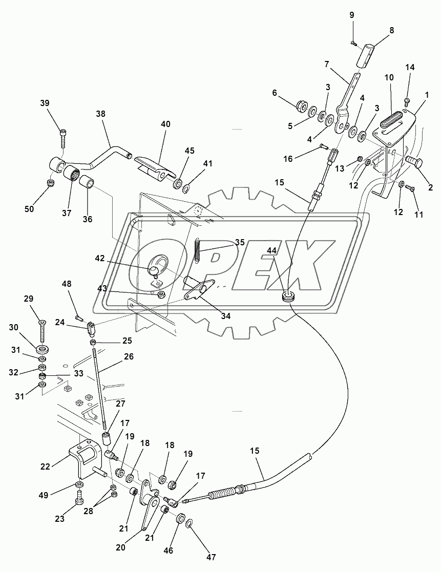 FUEL CONTROL LEVER 1