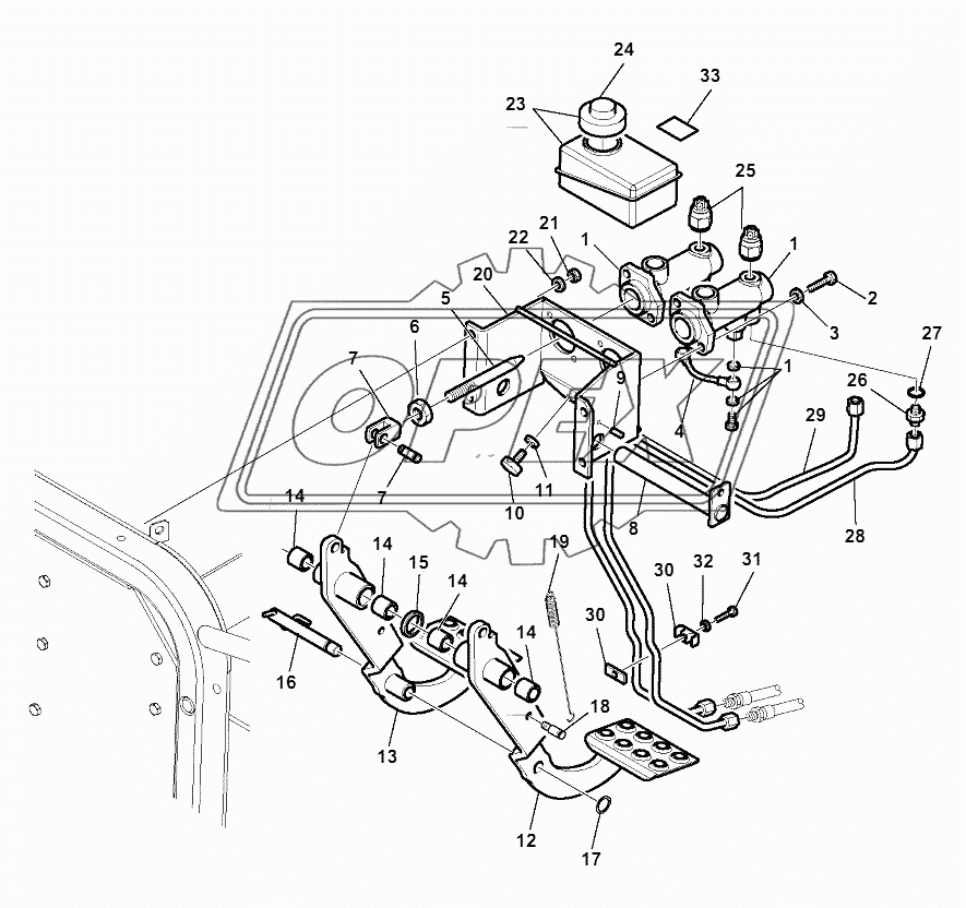 BRAKING CONTROL PEDAL