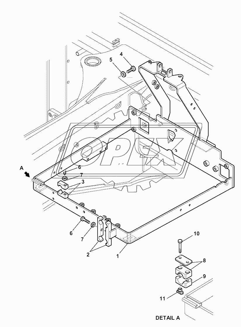 VALVE SUPPORT (WITH MECHANICAL CONTROL)