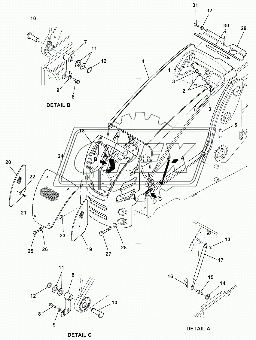 ENGINE HOOD 1