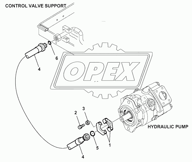 HYDRAULIC PIPING (DELIVERY LINE) 2