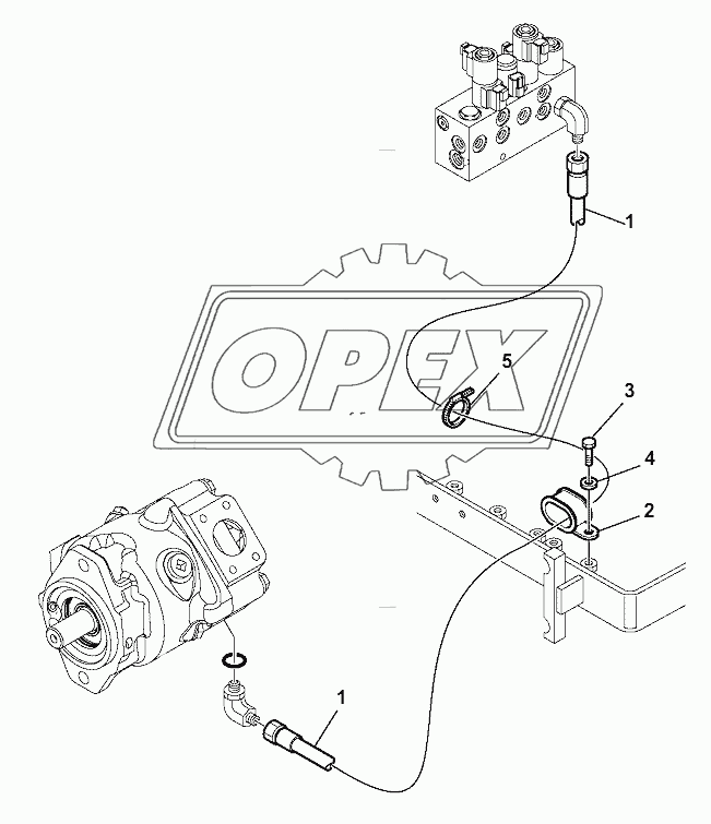 HYDRAULIC PIPING (POWER MODE)