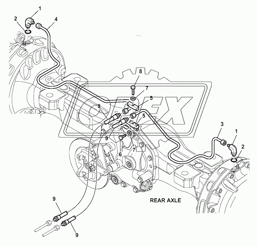 HYDRAULIC PIPING (BRAKE LINE)