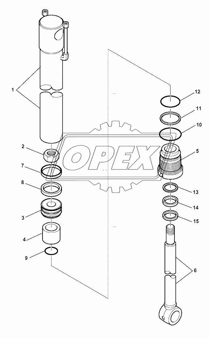 OUTRIGGER CYLINDER