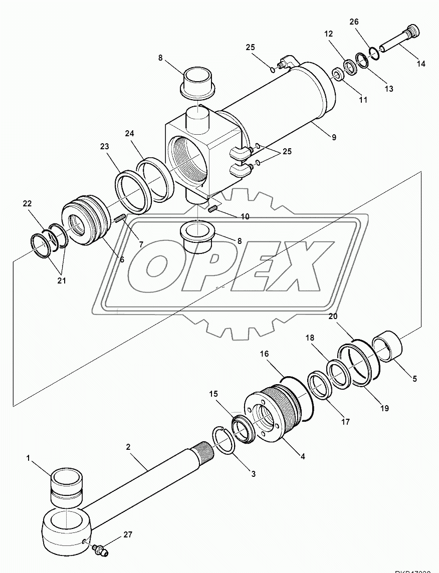 BOOM SWING CYLINDER