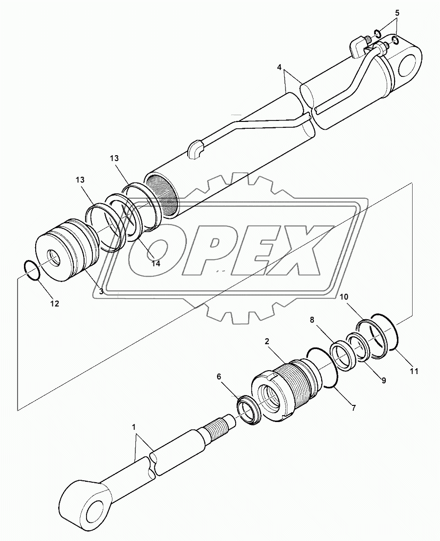 TELESCOPIC ARM CYLINDER