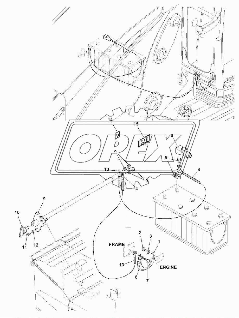 ELECTRICAL SYSTEM (BATTERY DISCONNECTING SWITCH)