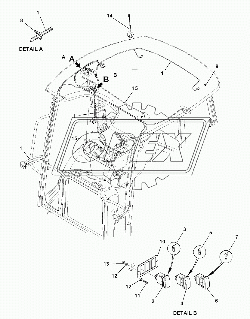 ELECTRICAL SYSTEM (CAB) 1
