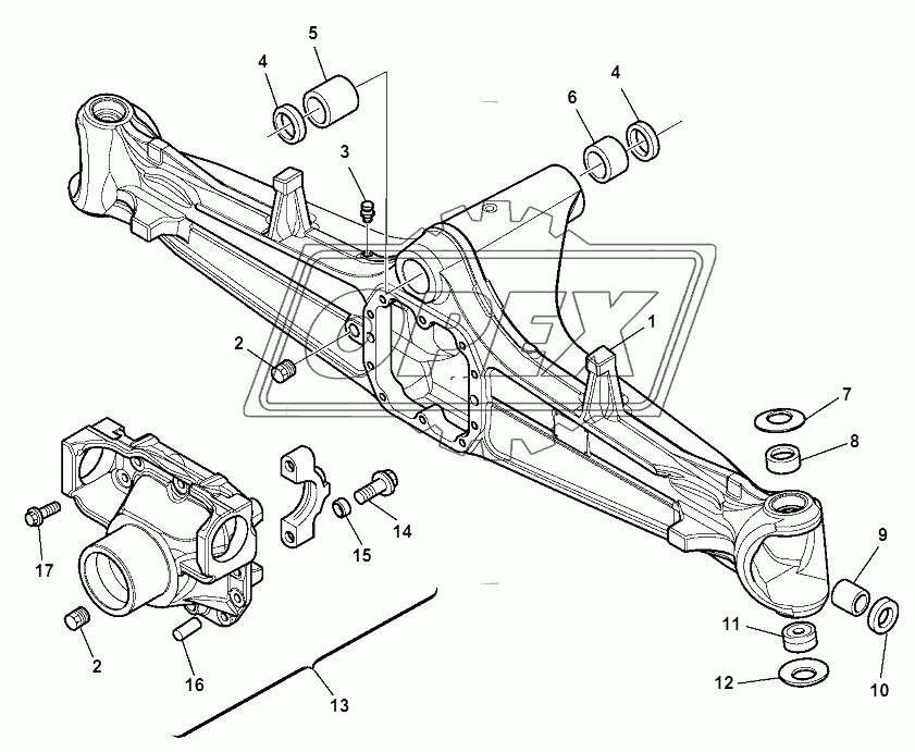 FRONT AXLE 1