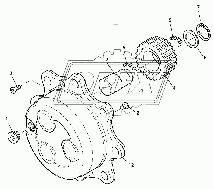 FRONT AXLE 7