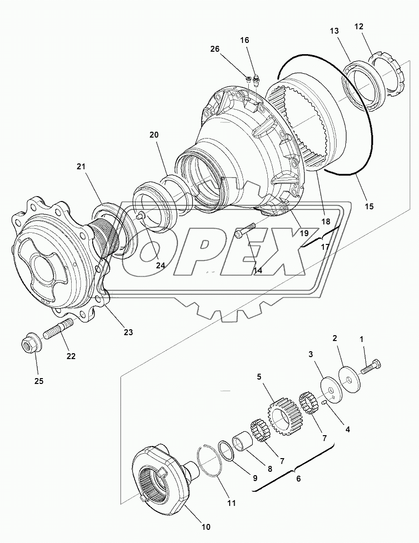 REAR AXLE 6