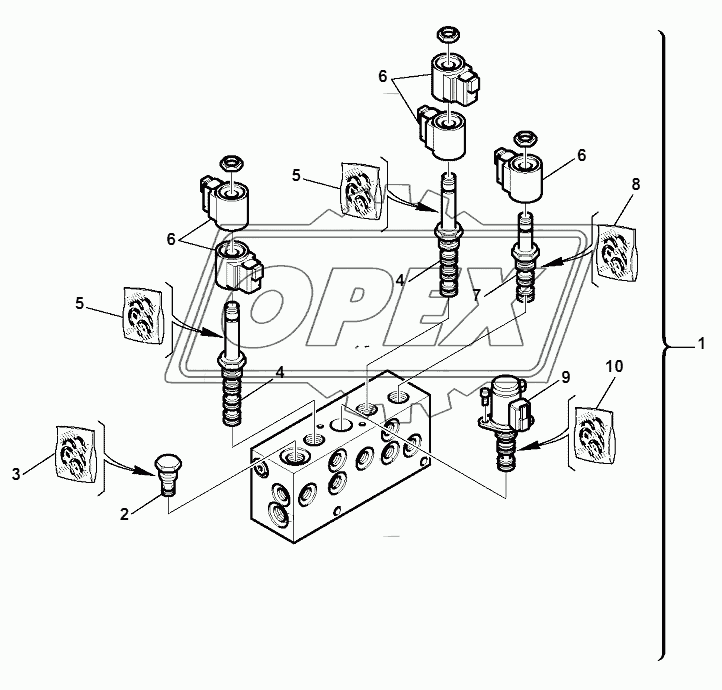 SERVOCONTROL FEED UNIT (WITH BUCKET 4 IN 1)