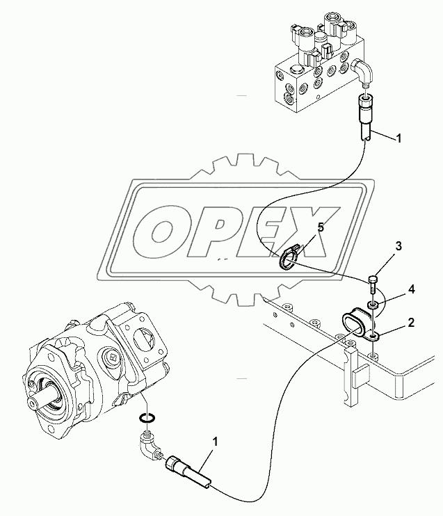 HYDRAULIC PIPING (POWER MODE)