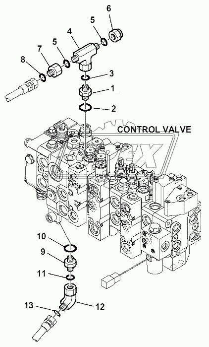 HYDRAULIC PIPING (LOAD SENSING) (1/2)