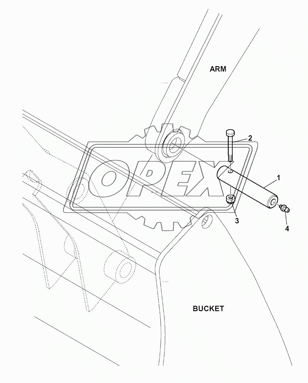 SHOVEL BUCKET PIN