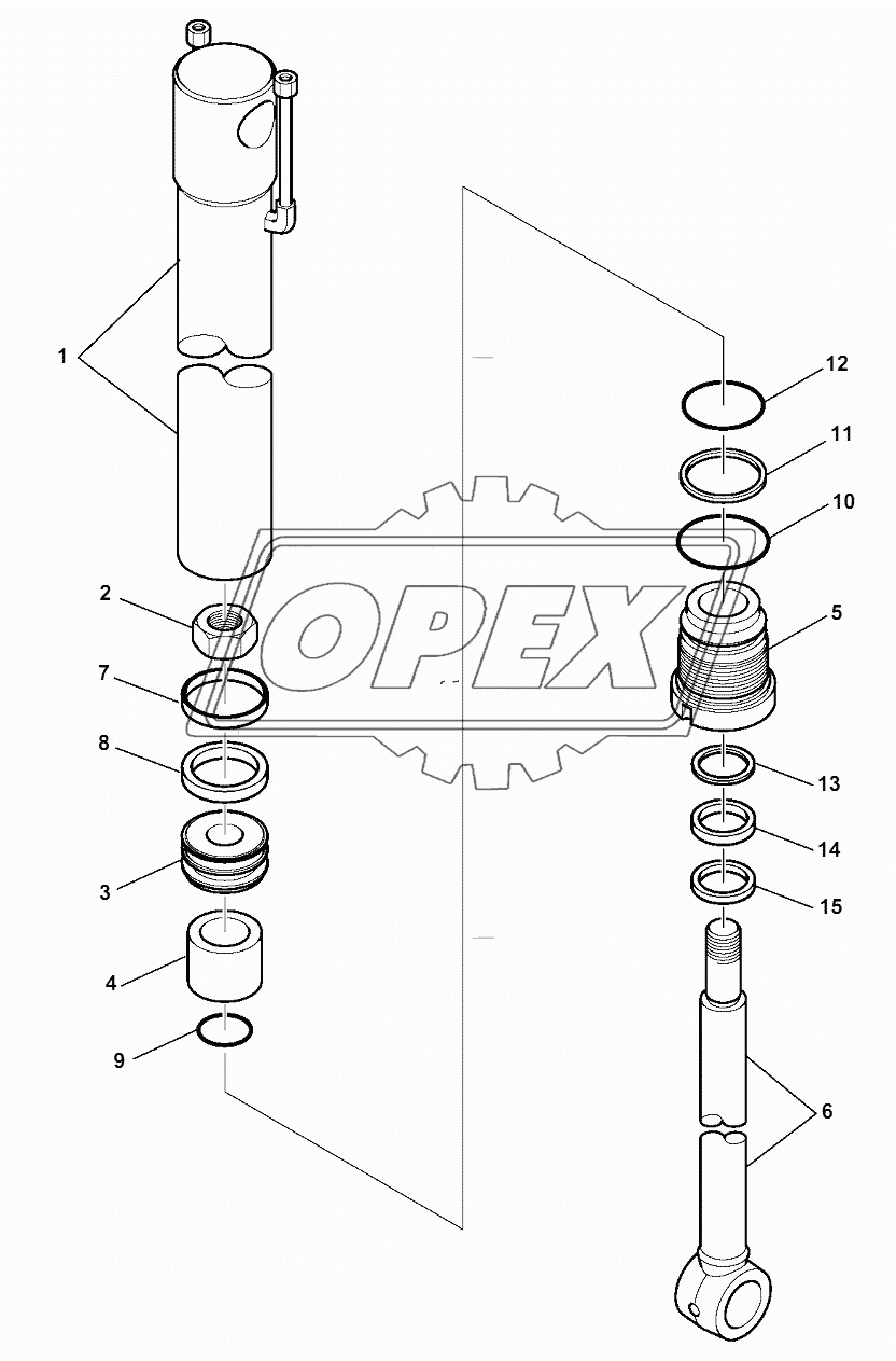 OUTRIGGER CYLINDER